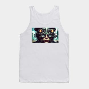 Steampunk Girl Tank Top